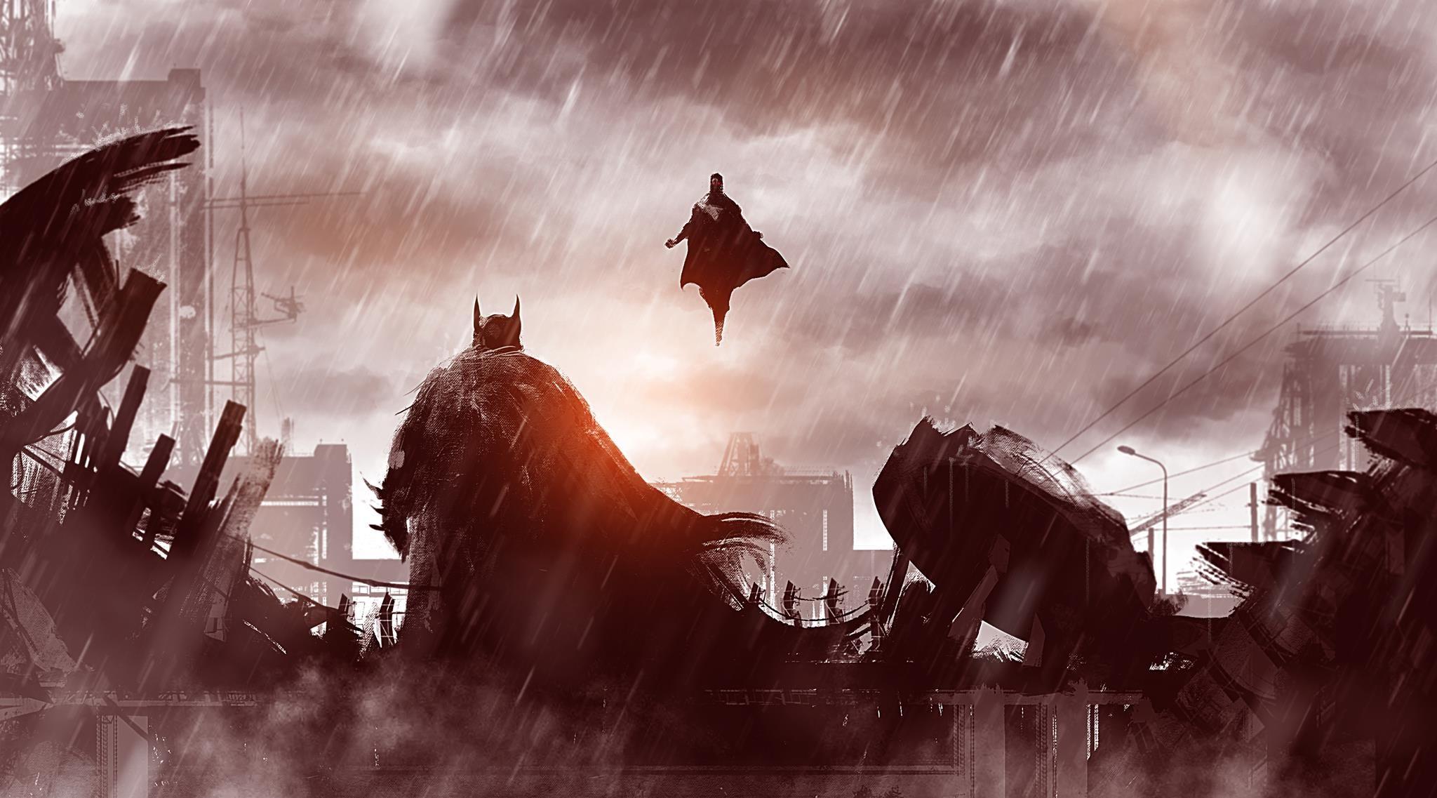 Batman v Superman iPhone Wallpaper