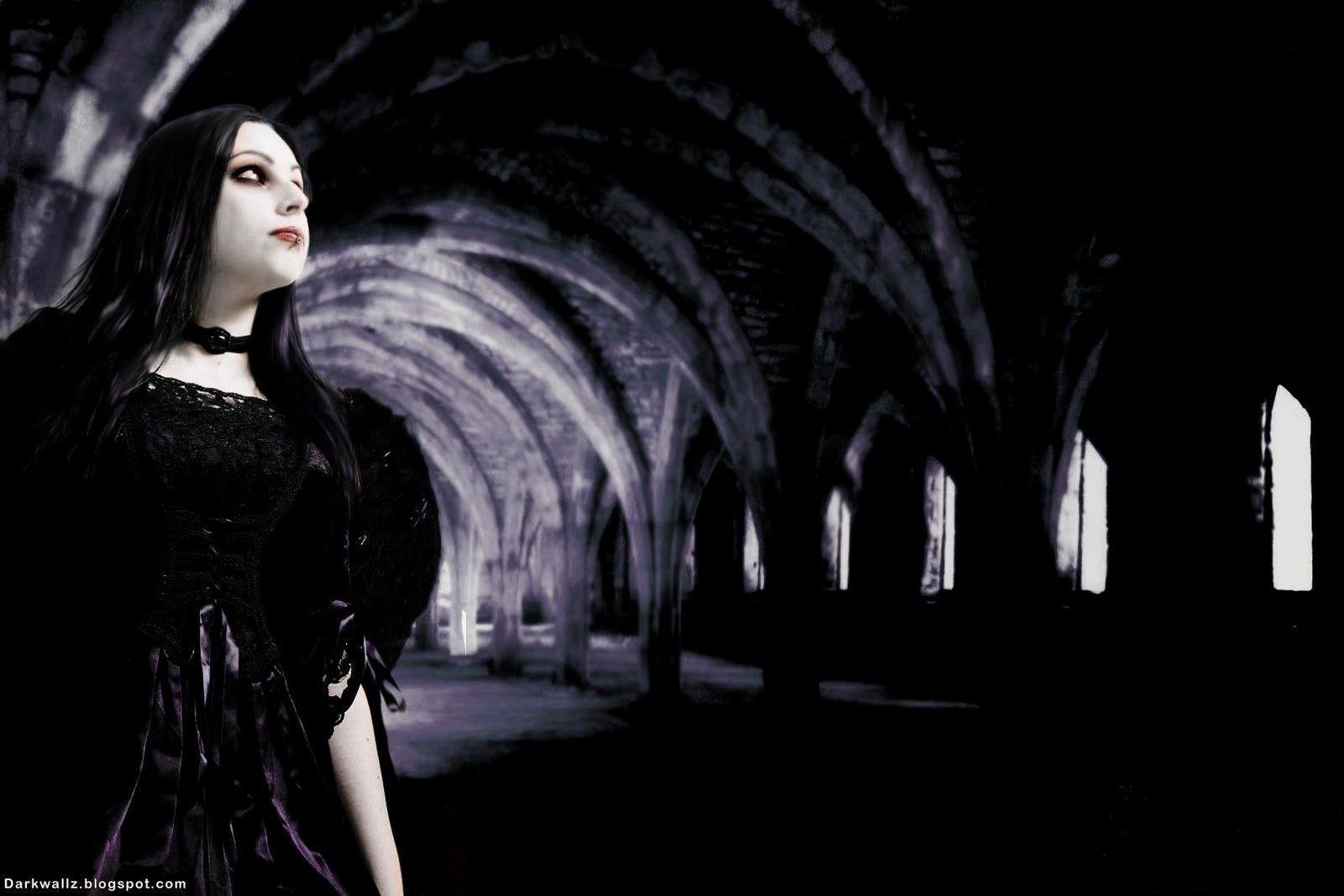Dark Wallpaper: Gothic Girls Desktop Wallpaper Page