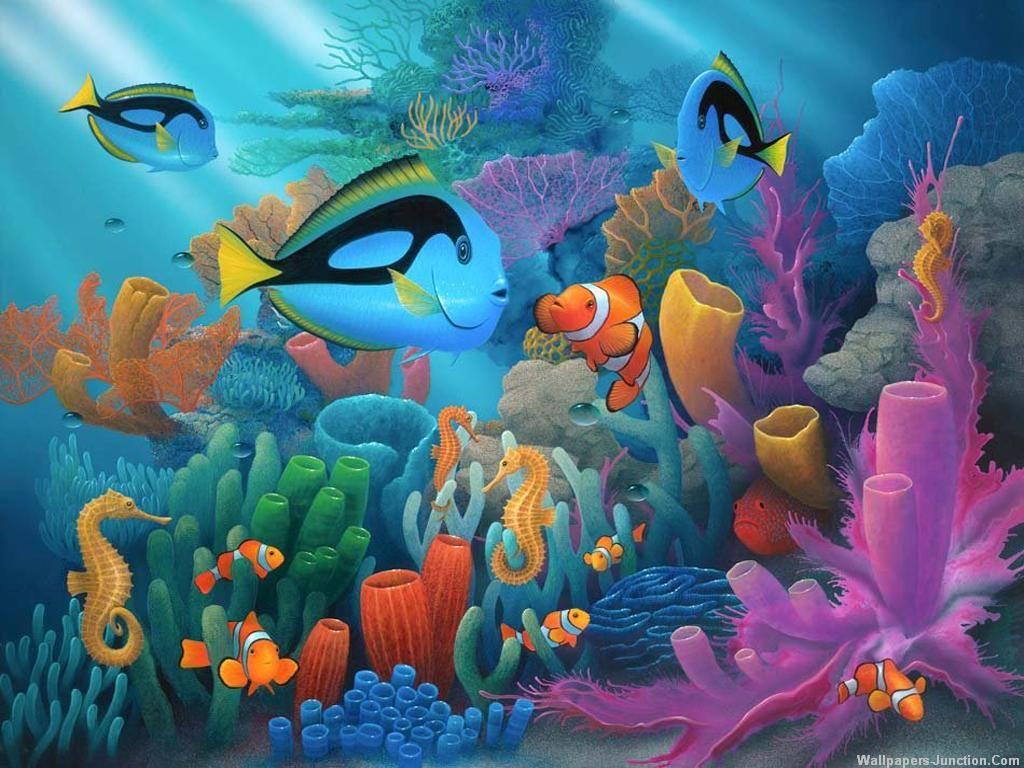 Awesome HD Fish Tank Wallpaper