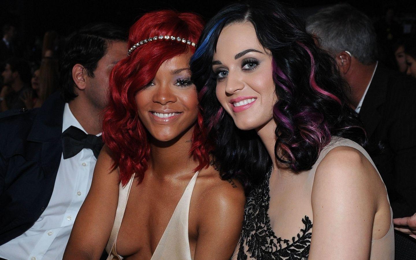 Katy Perry and Rihanna image Rihanna and Katy Perry MTV VMA HD