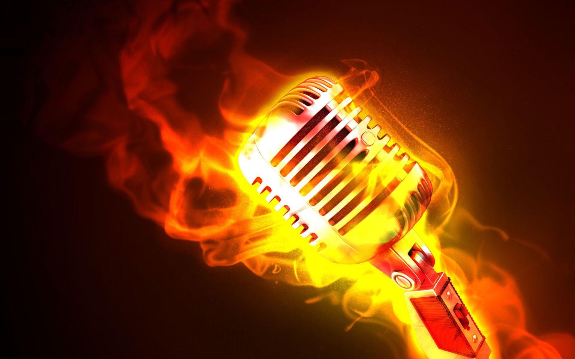High Quality Microphone Wallpaper. Full HD Picture