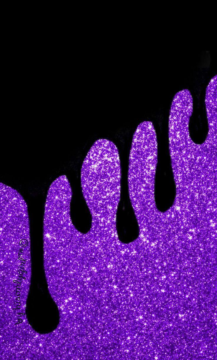 Purple glitter background ideas. Purple