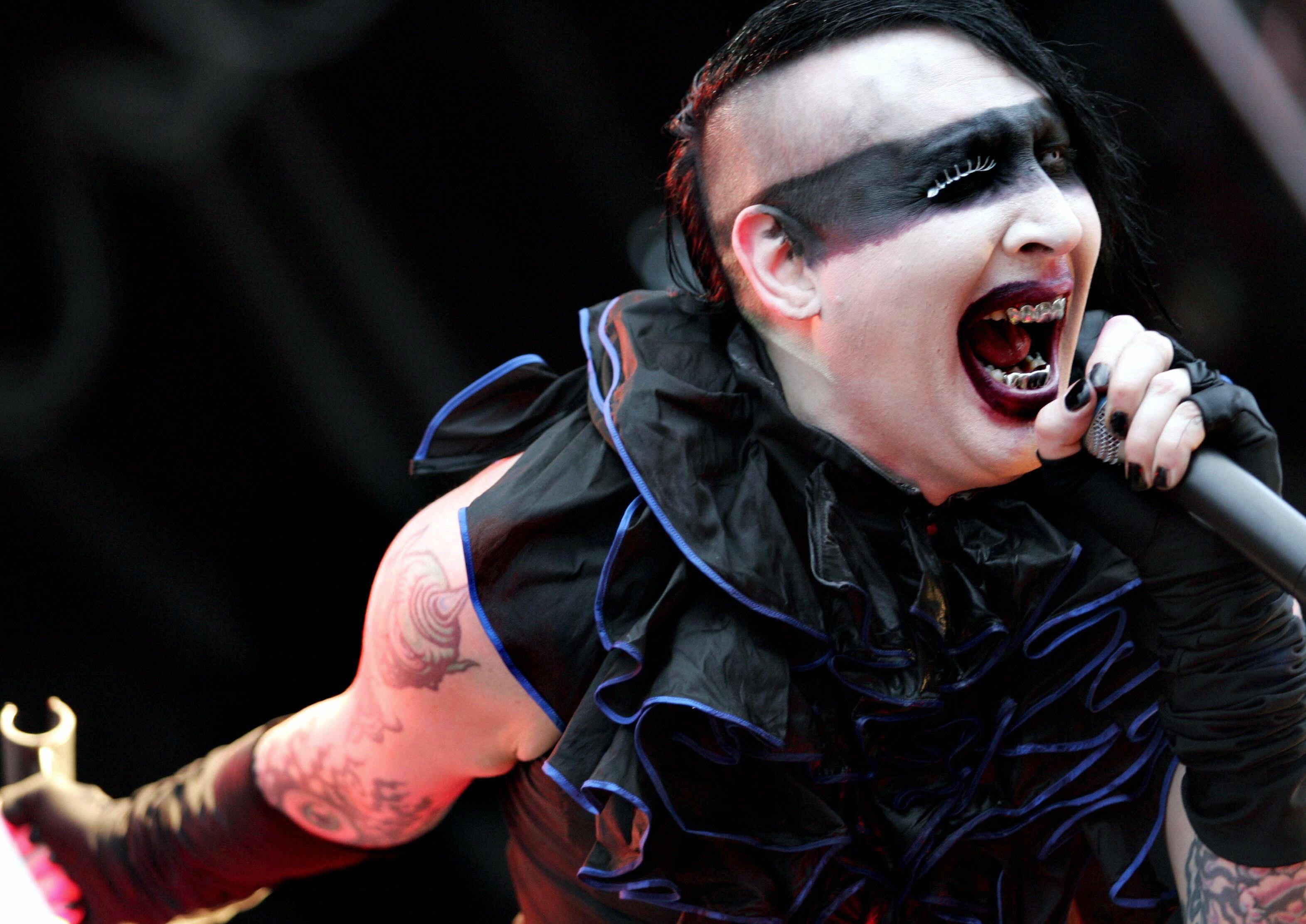 Marilyn Manson Wallpaper Image Photo Picture Background