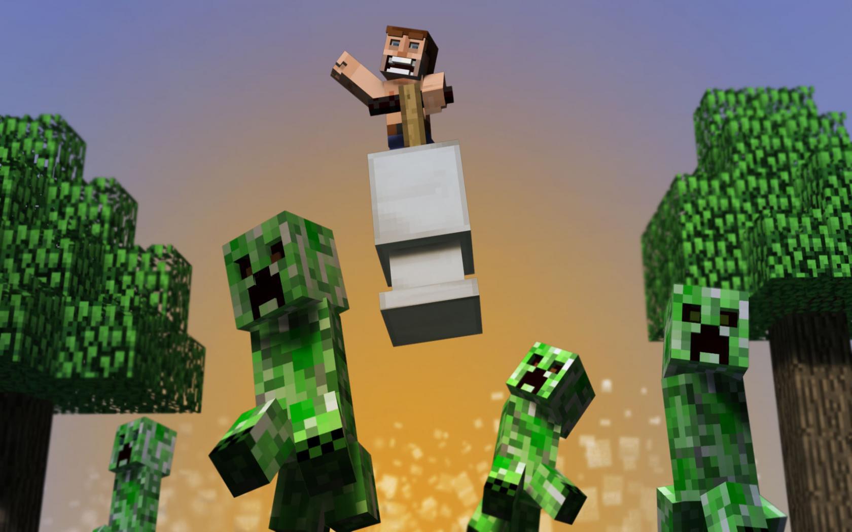 Minecraft Wallpaper 1680×1050 (35 Wallpaper)