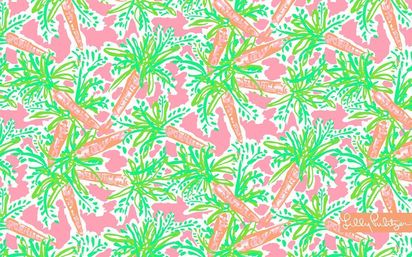 Flowers green lilly pulitzer texture flower summer pink art  pattern HD wallpaper  Peakpx