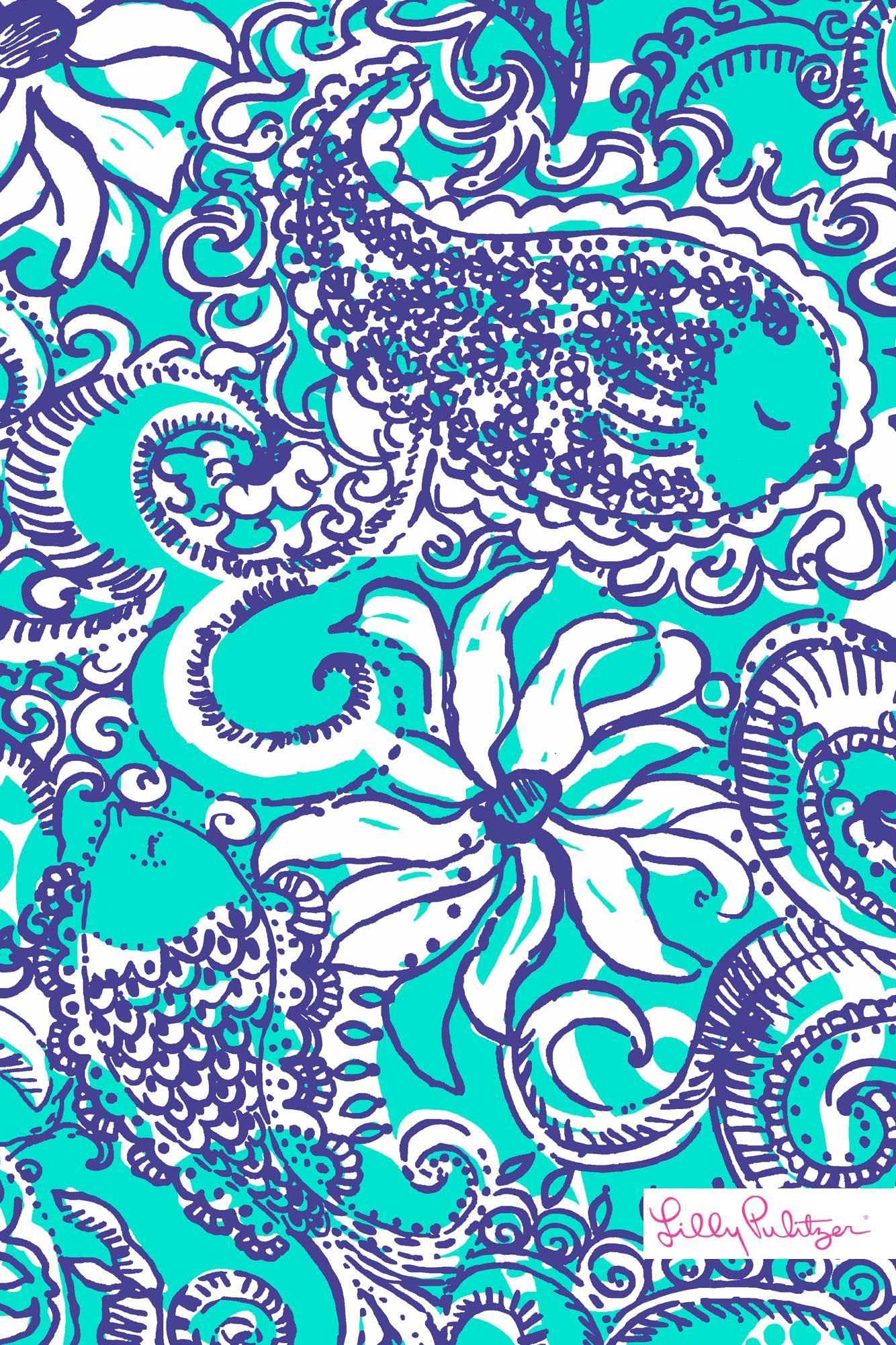 Lilly Pulitzer Montauk iPhone wallpaper. Patterns We Love! Lilly