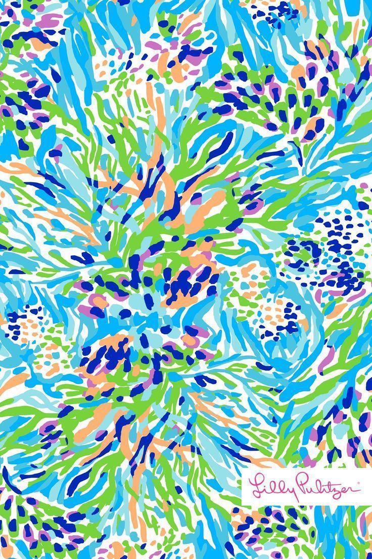 Lilly Pulitzer Mai Tai iphone wallpaper. Patterns We Love! Lilly