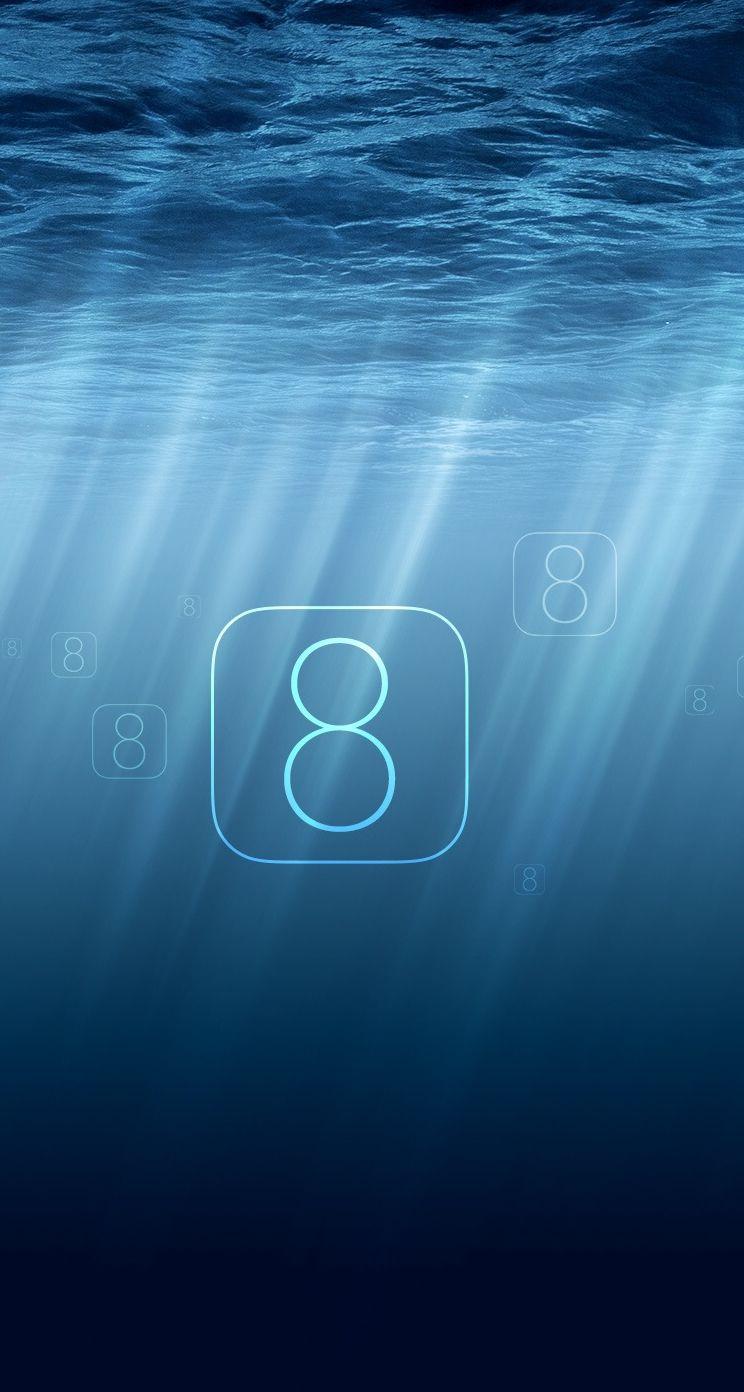 Ocean Sunlight iOS 8 iPhone 5s Wallpaper Download. iPhone