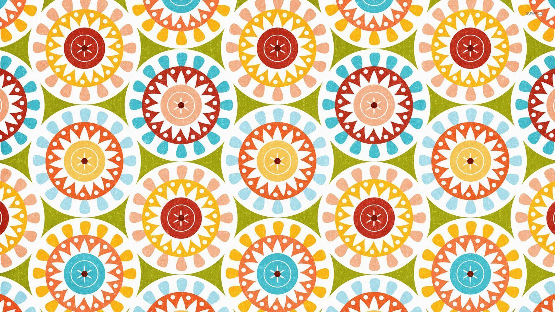 Floral pattern wallpaper Art wallpaper