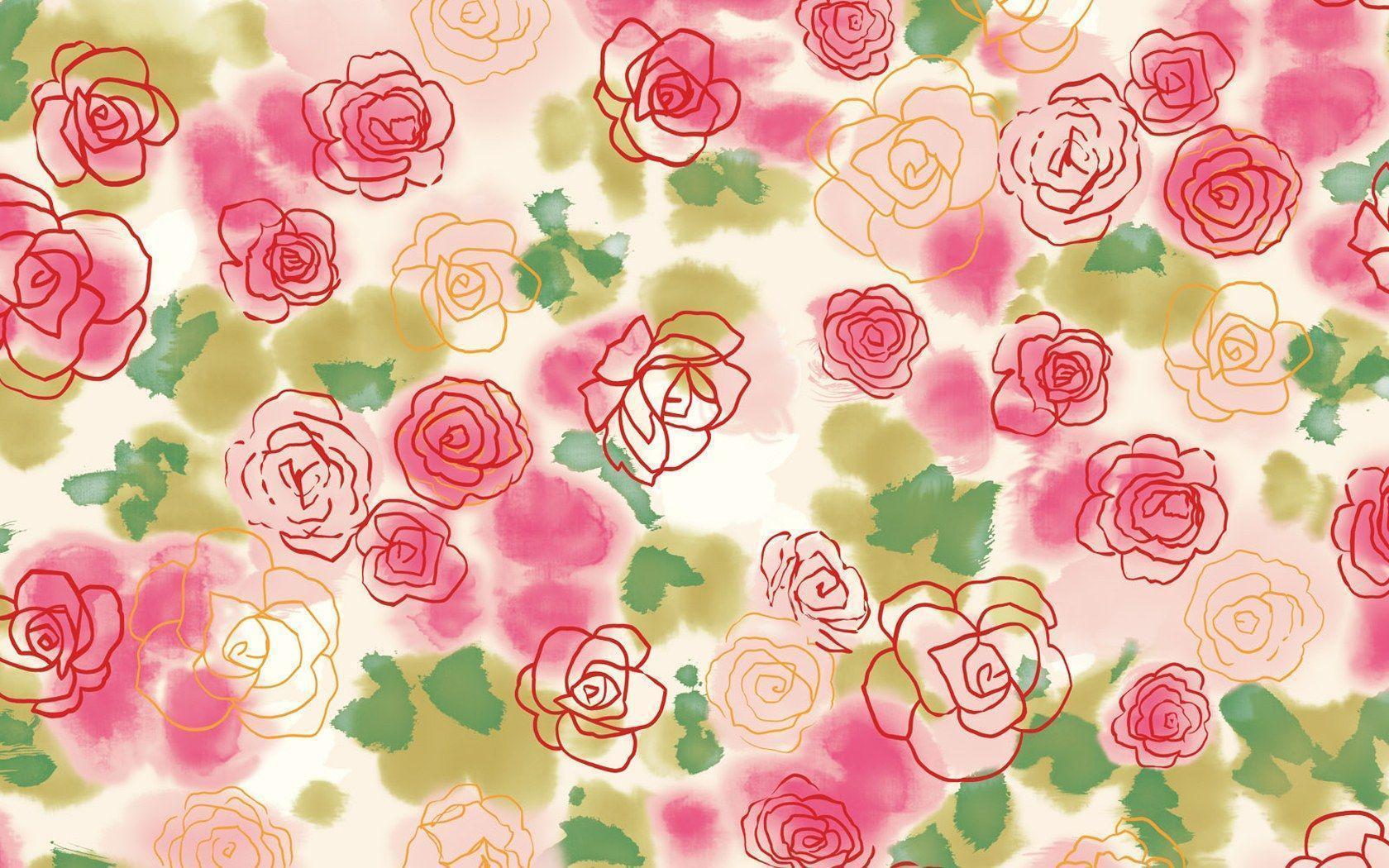 Floral Pattern wallpaperx1050