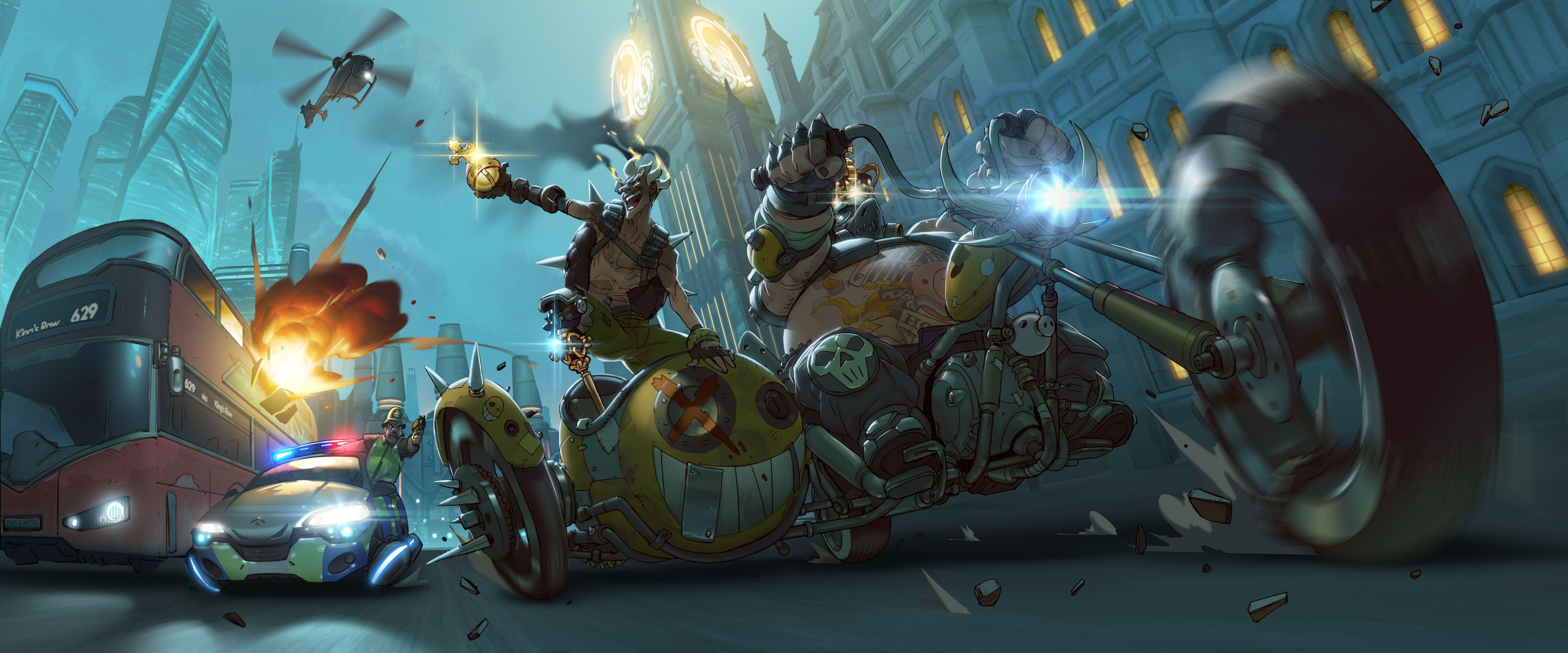 Junkrat (Overwatch) HD Wallpaper and Background Image