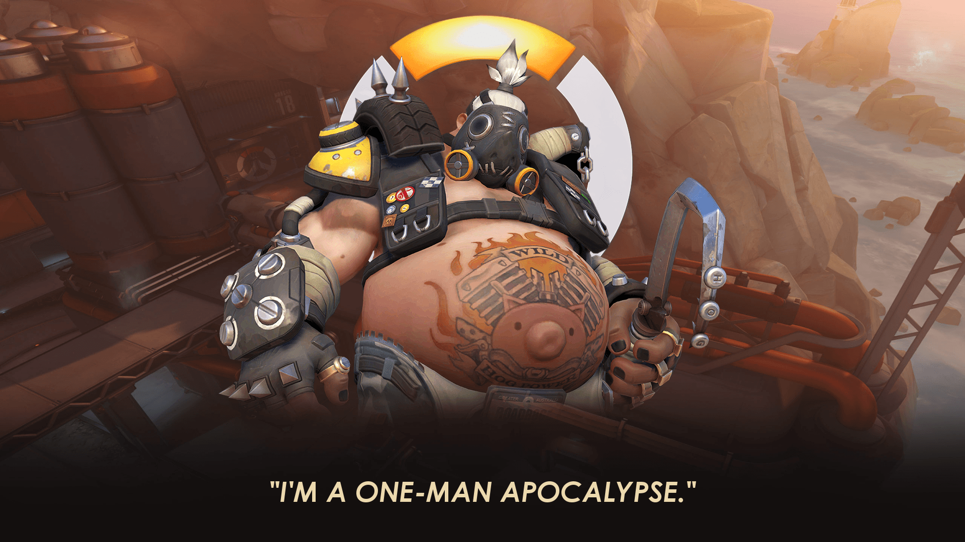 Roadhog (Overwatch) HD Wallpaper Desktop Image and Photo