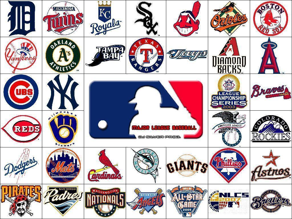 pro baseball team logos
