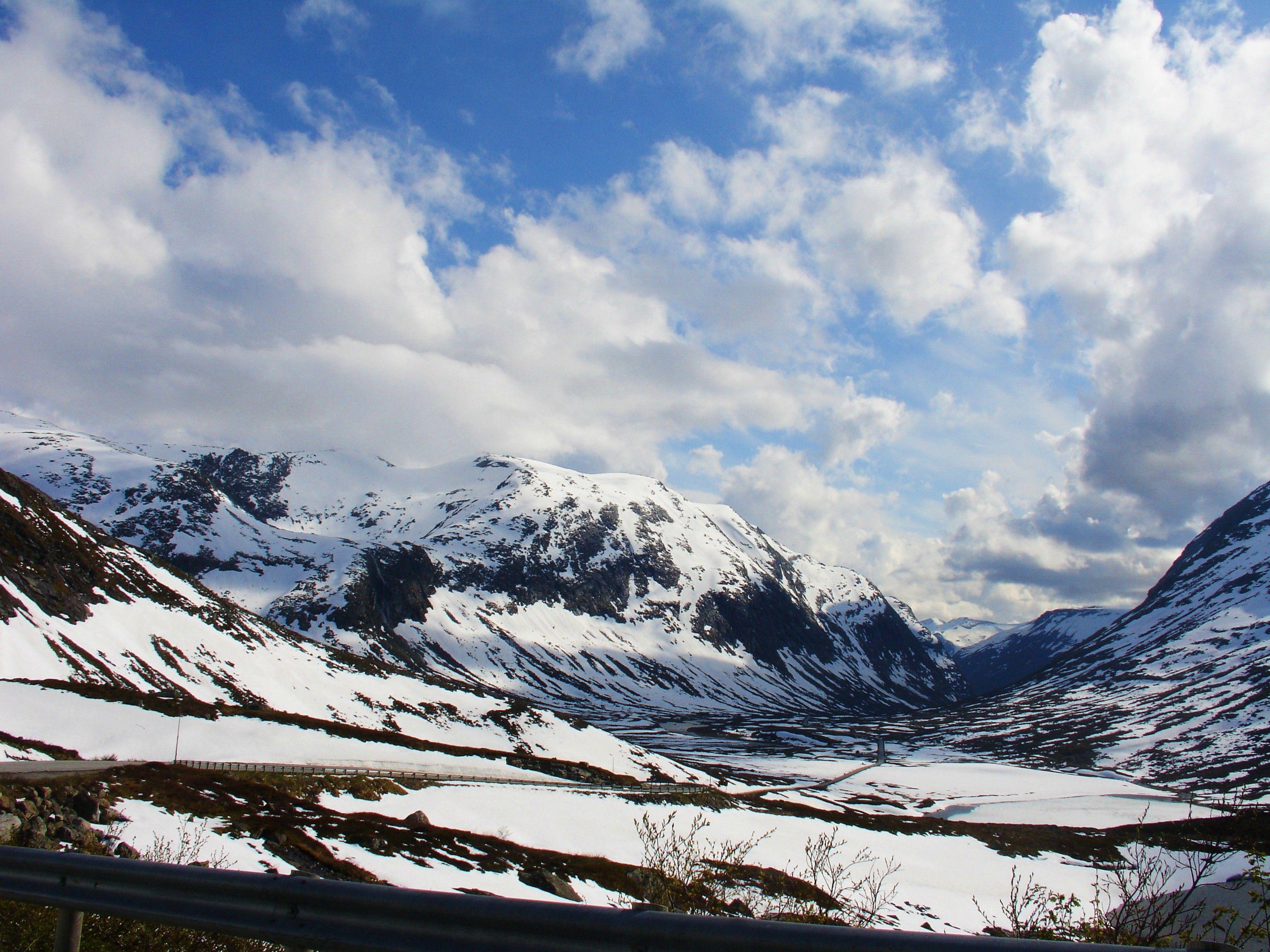 Mountains: Nature Snow Landscape Lonely Isolated Scandinavia Sky