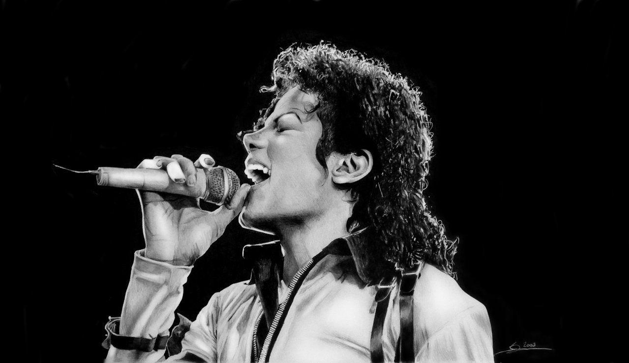 Portrait Of Michael Jackson By Monkey Jack