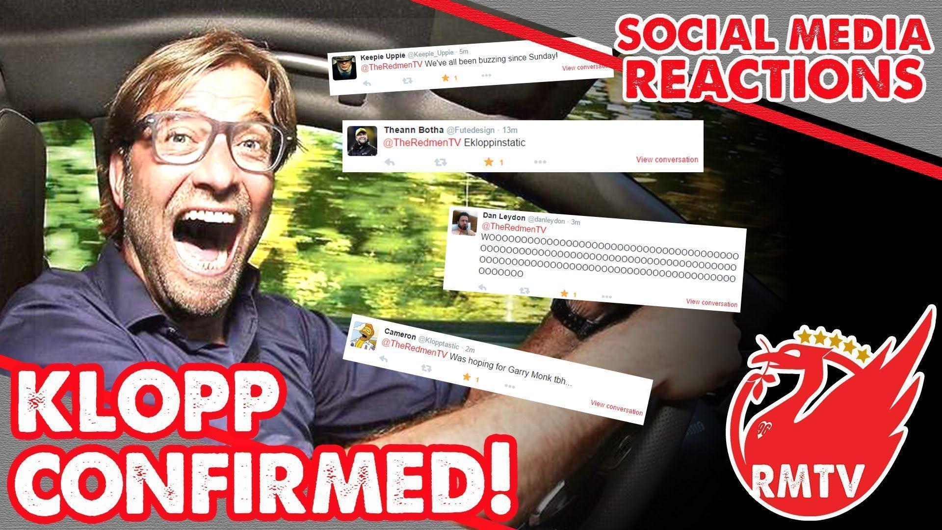Jurgen Klopp Confirmed as Liverpool Manager. LFC Fan Twitter