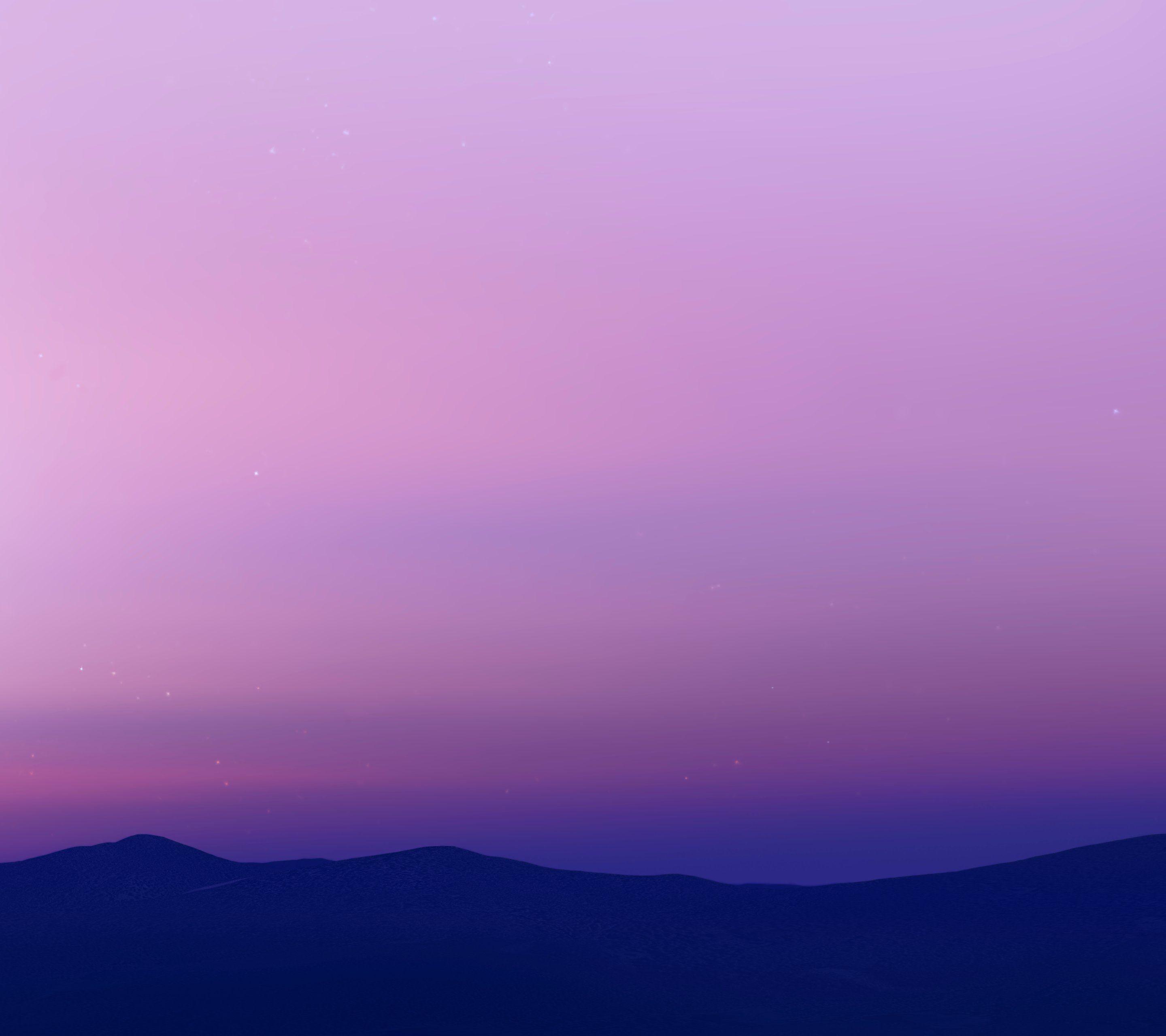 Android N Wallpaper Purple Color