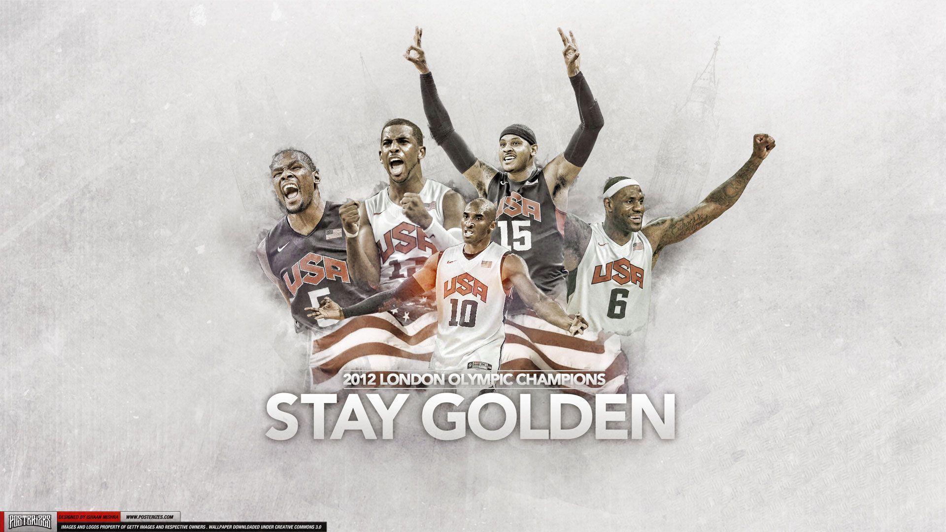 Dream Team Olympics Gold 1920×1080 Wallpaper. Basketball