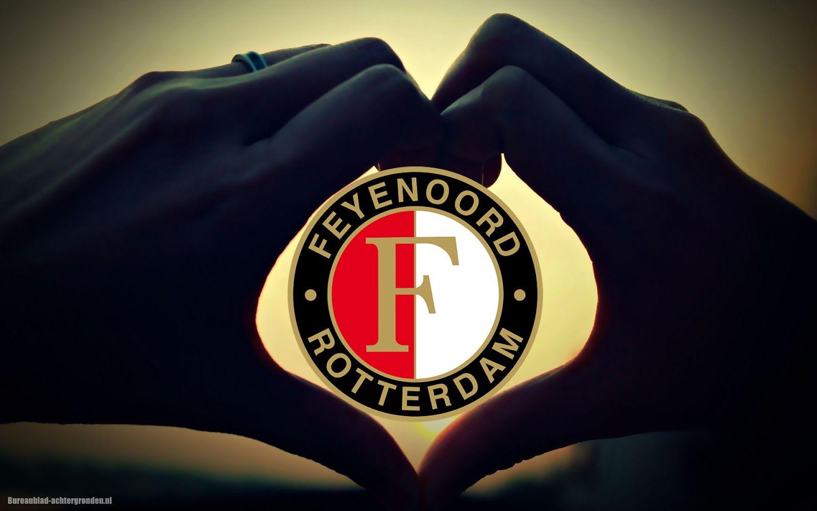 Mooie Feyenoord wallpaper met logo