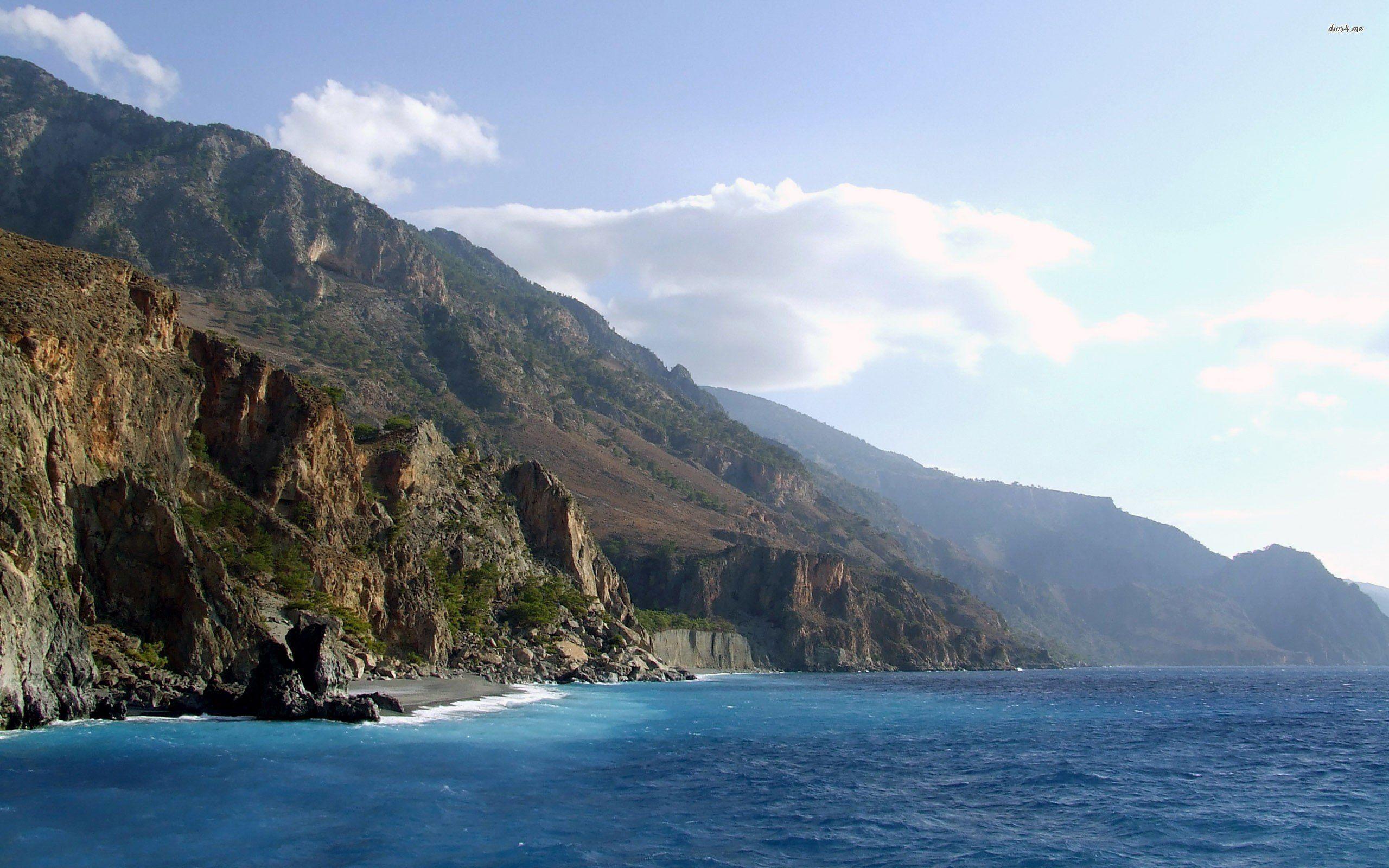 Cliff In Crete