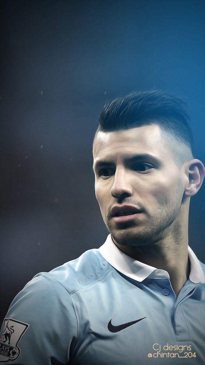 Sergio Kun Aguero Phone Wallpaper