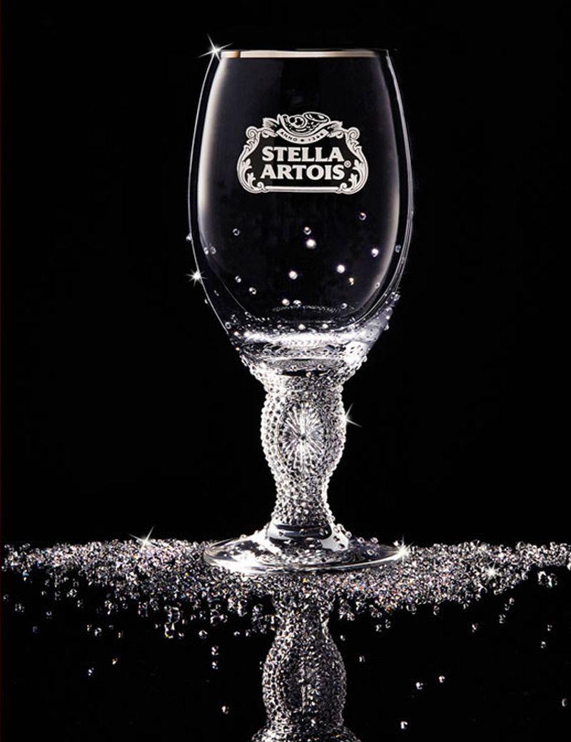 Enjoy Stella Artois Sipping from $500 Crystal Chalice