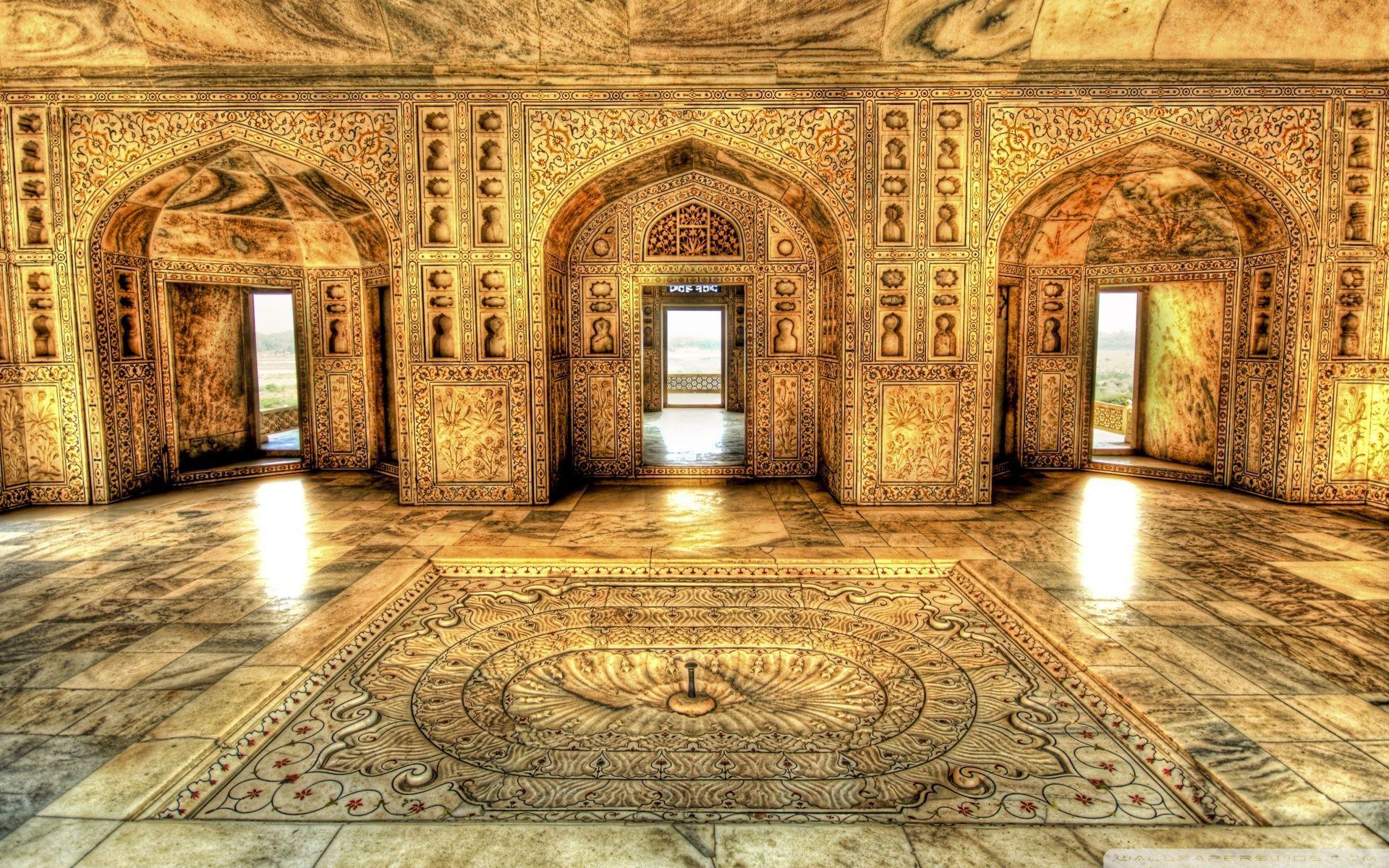 Akbar's Royal Bathing Chamber, Delhi, India ❤ 4K HD Desktop