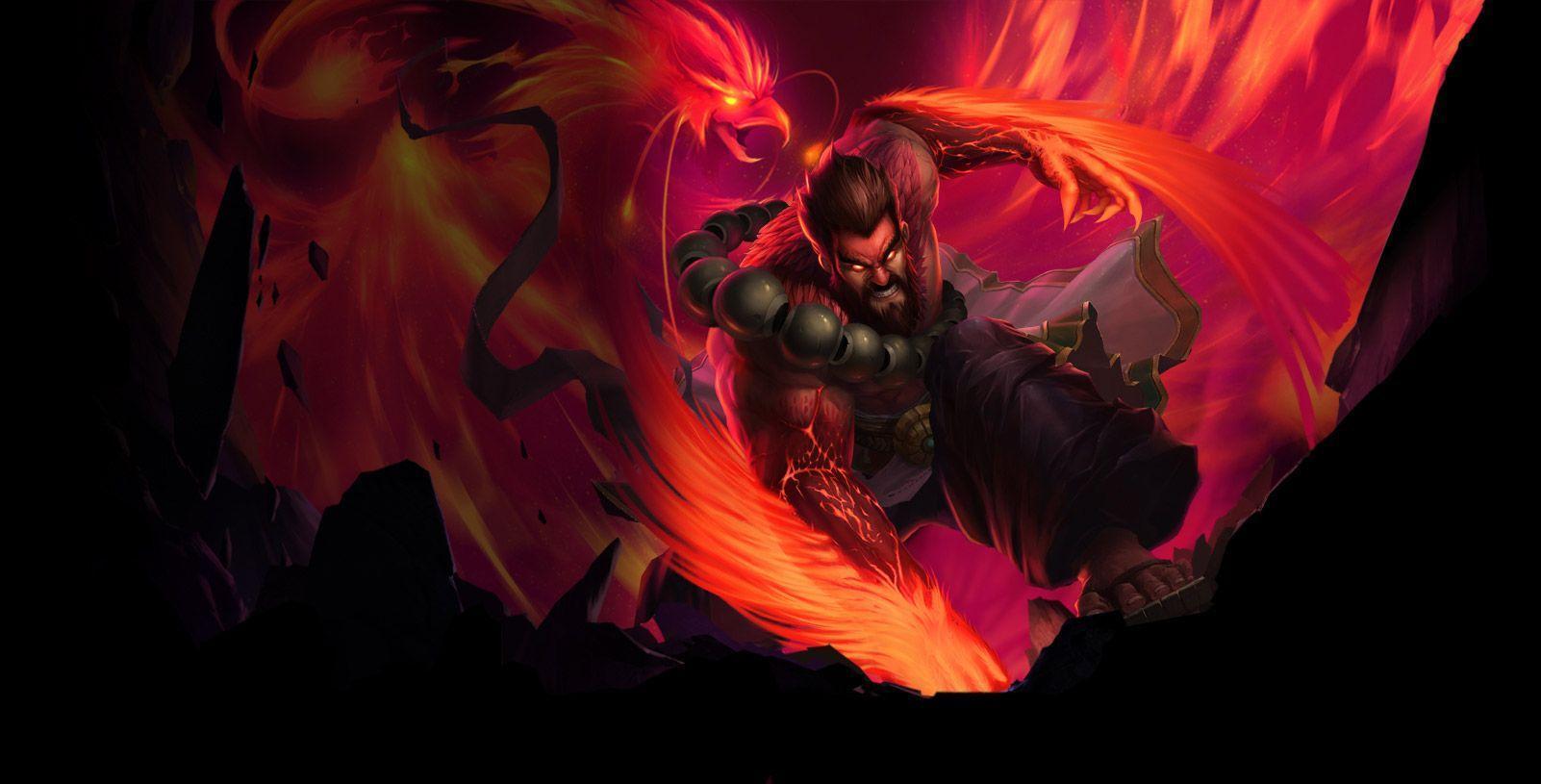 Spirit Guard Udyr: Phoenix Stance of Legends Wallpaper