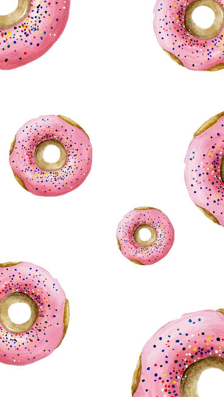 Donut background ideas. Pretty iphone