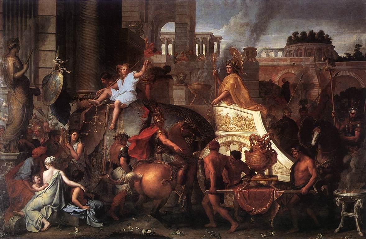 Charles Le Brun Entry Of Alexander Into