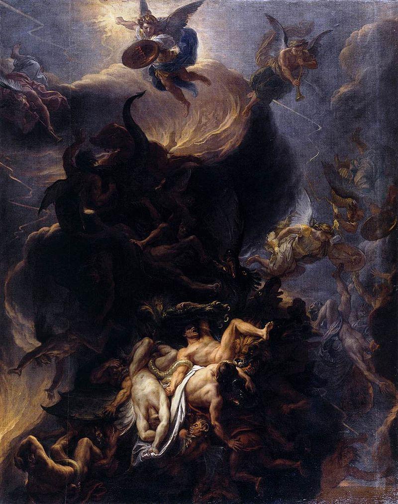 Charles Le Brun Chute des anges rebelles (1685)ée des