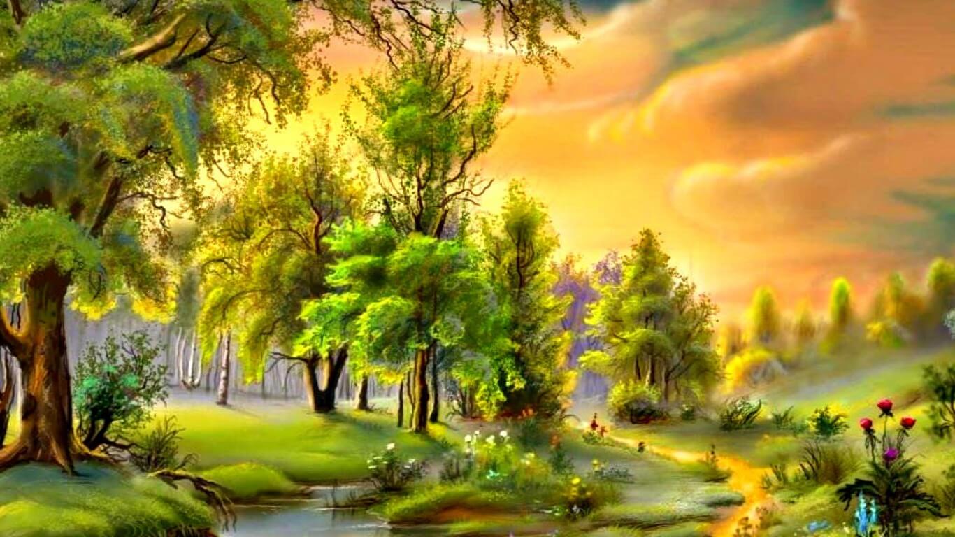 Painting Art Wallpaper, Background, Image, Picture