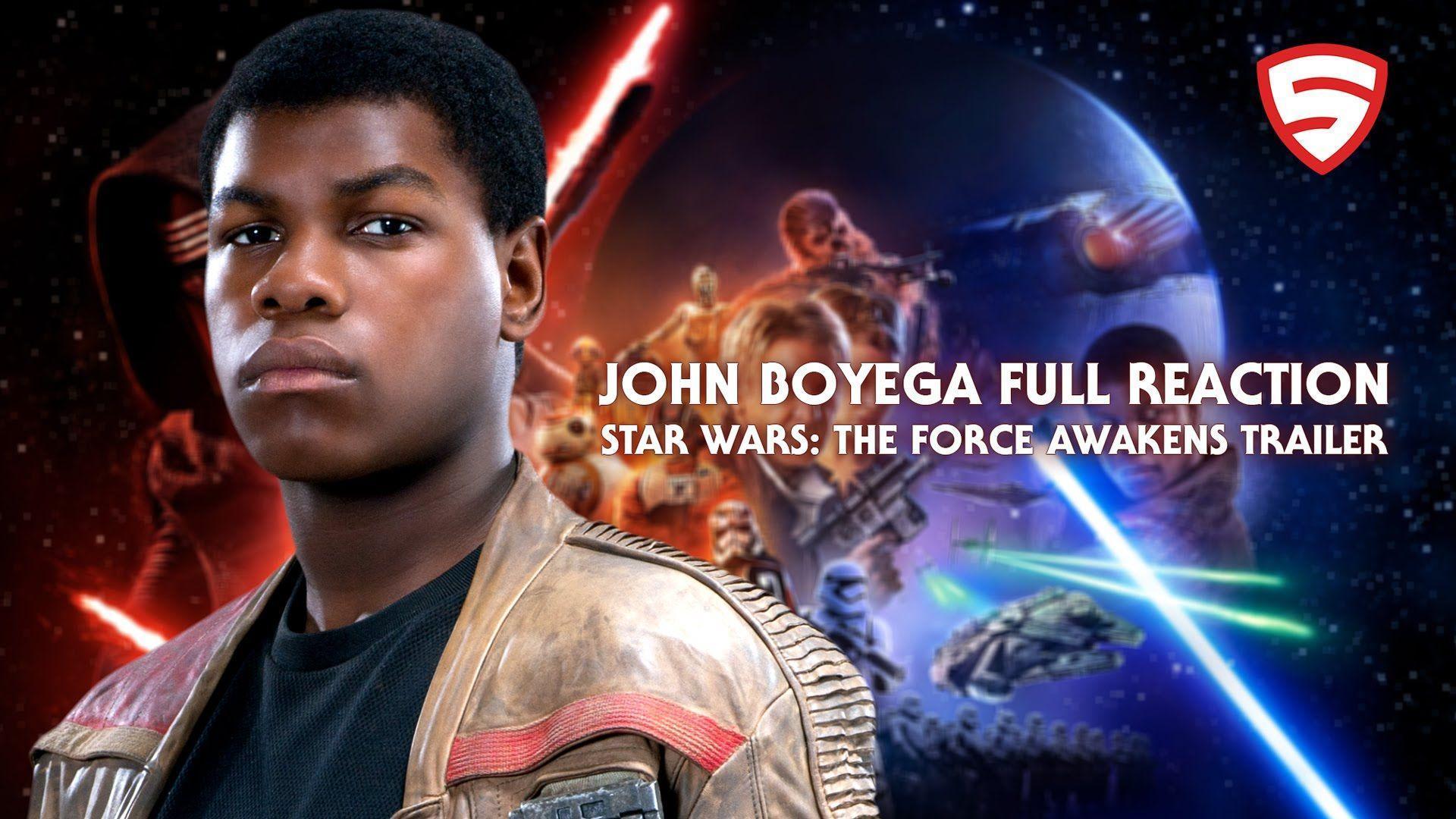 John Boyega's Full Reaction to the Star Wars: The Force Awakens