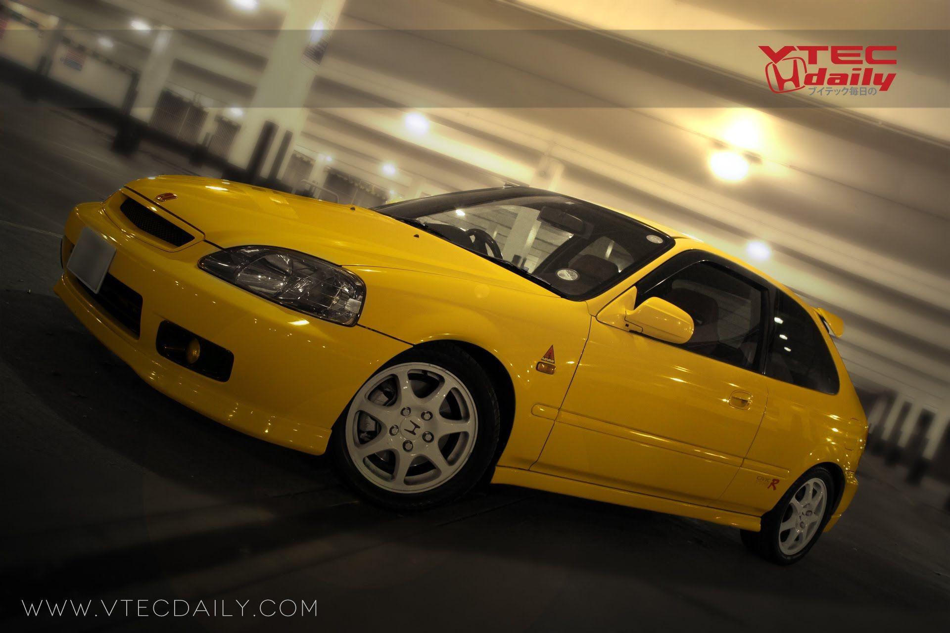 Honda Civic Type R Import OEM Phoenix Yellow Y56