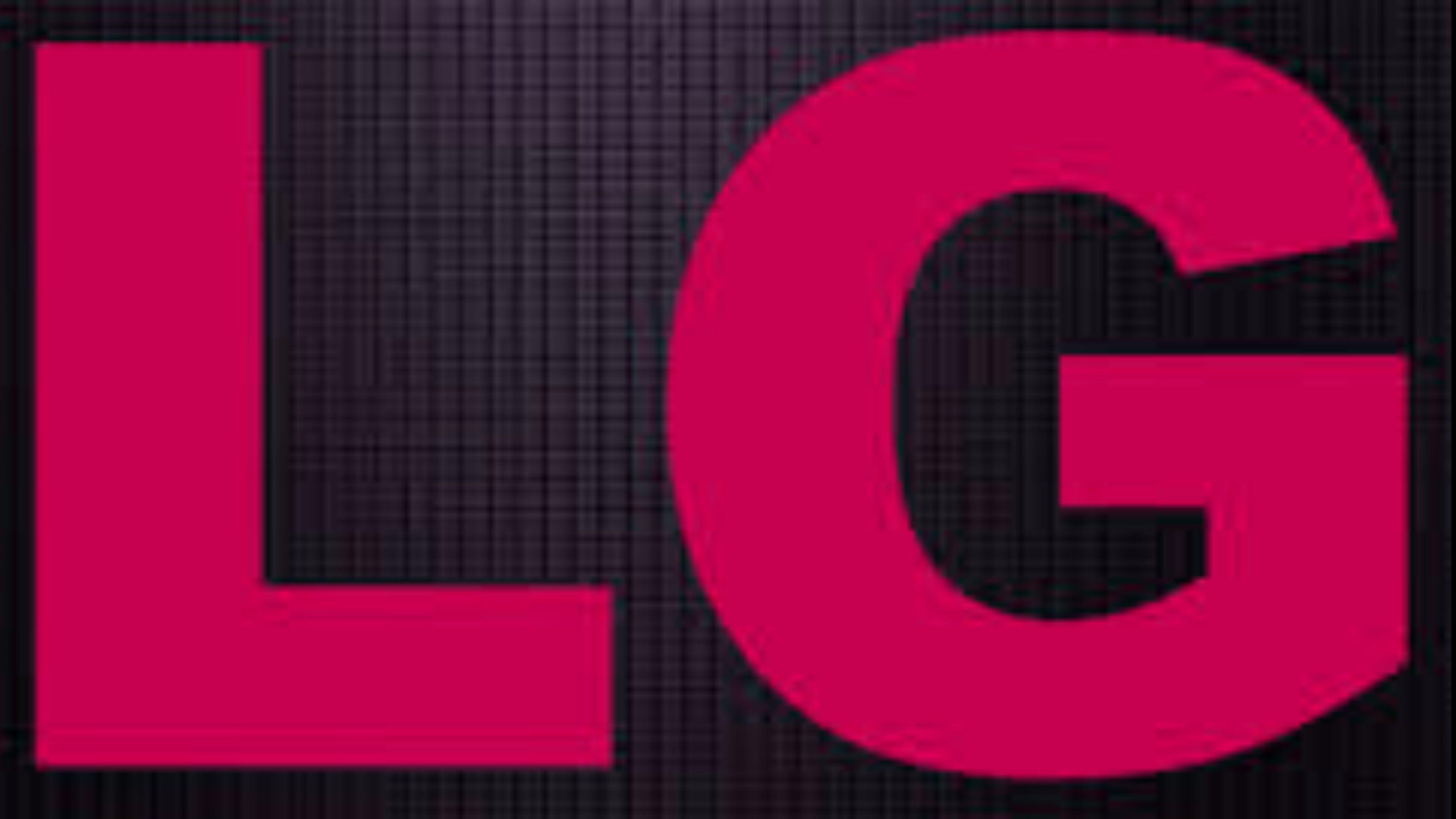 Pink LG Logo 4K Wallpapers