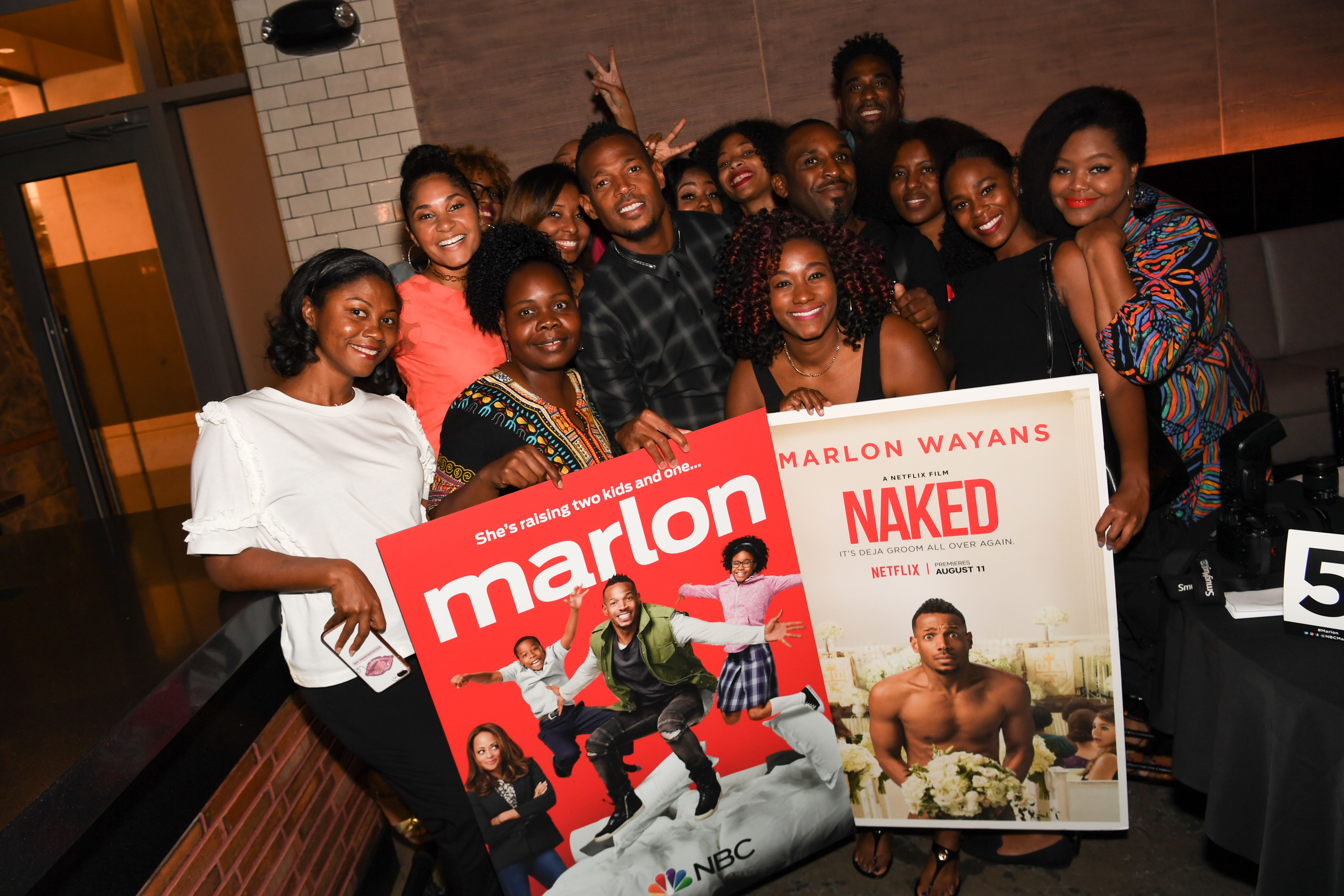 NBC + Marlon Wayans host ATL Press Dinner for #Marlon at STK