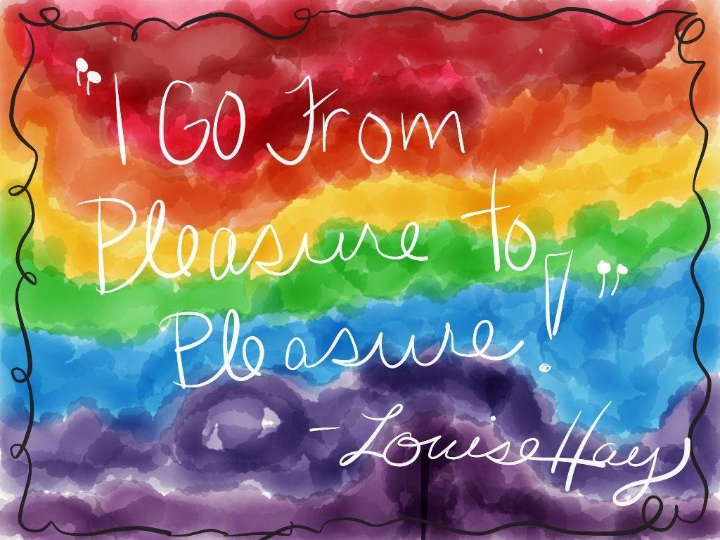 Affirmation By Louise Hay, Doodle By Allison Crow. Good Words