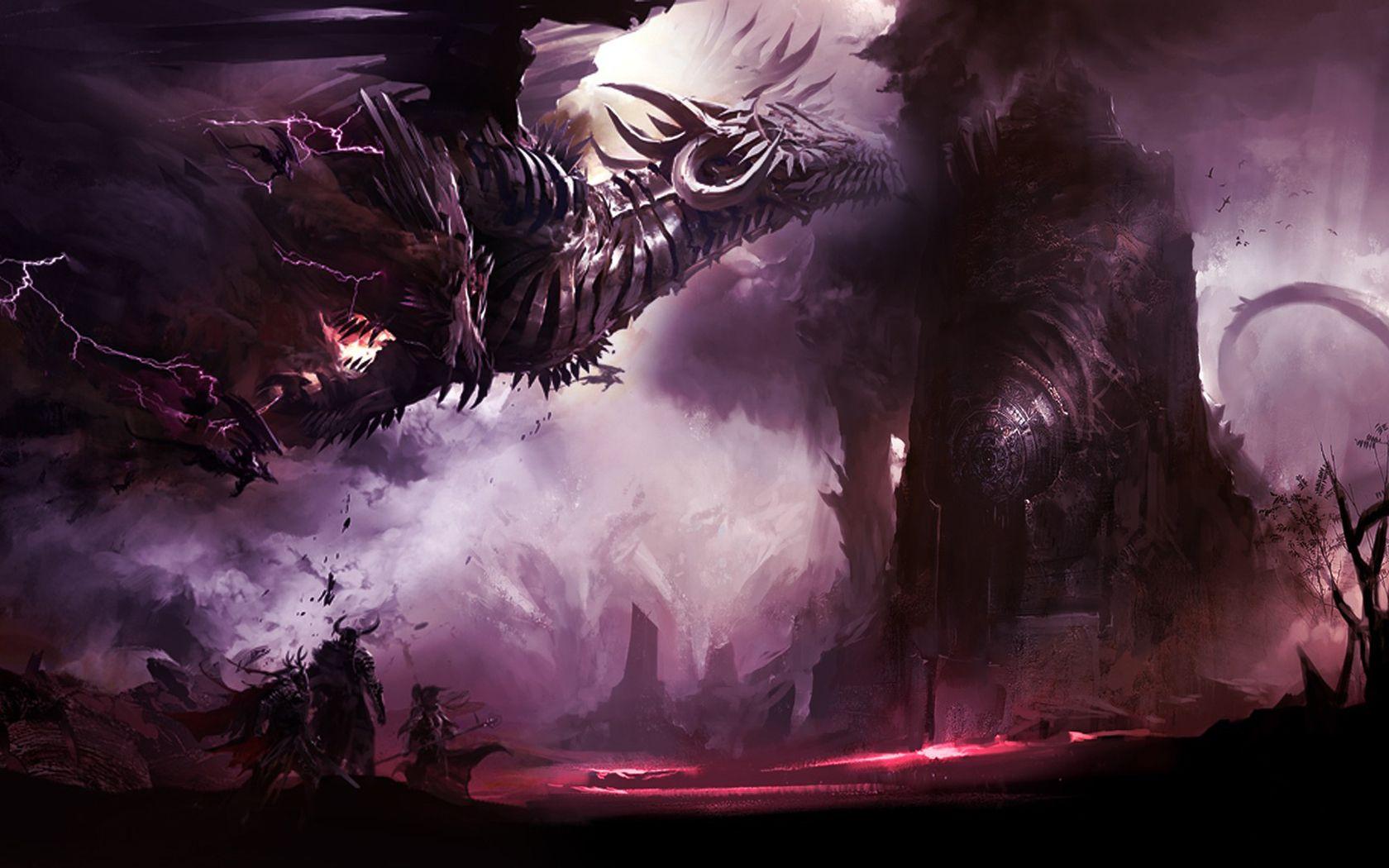 Download Witness The Epic Power Of This Dragon Wallpaper | Wallpapers.com