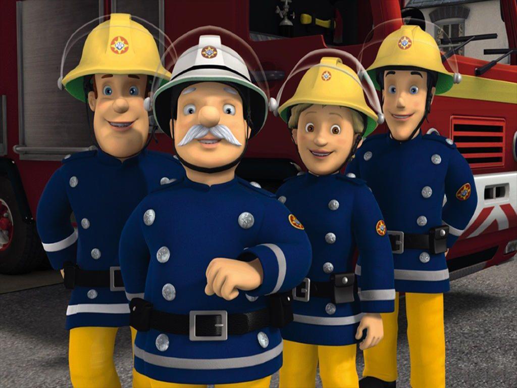 Picture suggestion for Fireman Car Cartoon Image