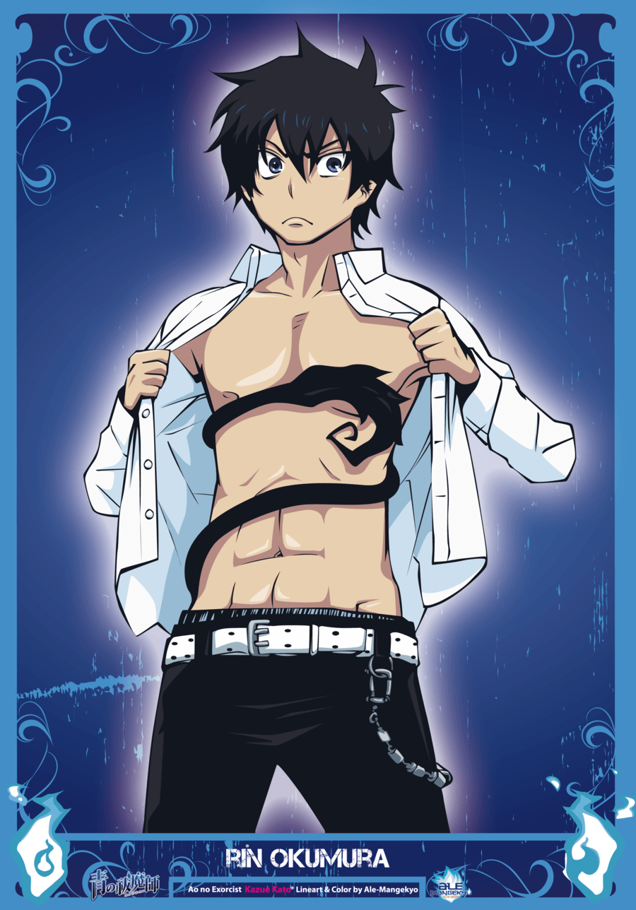 Anime demons image Rin Okumura HD wallpaper and background photo
