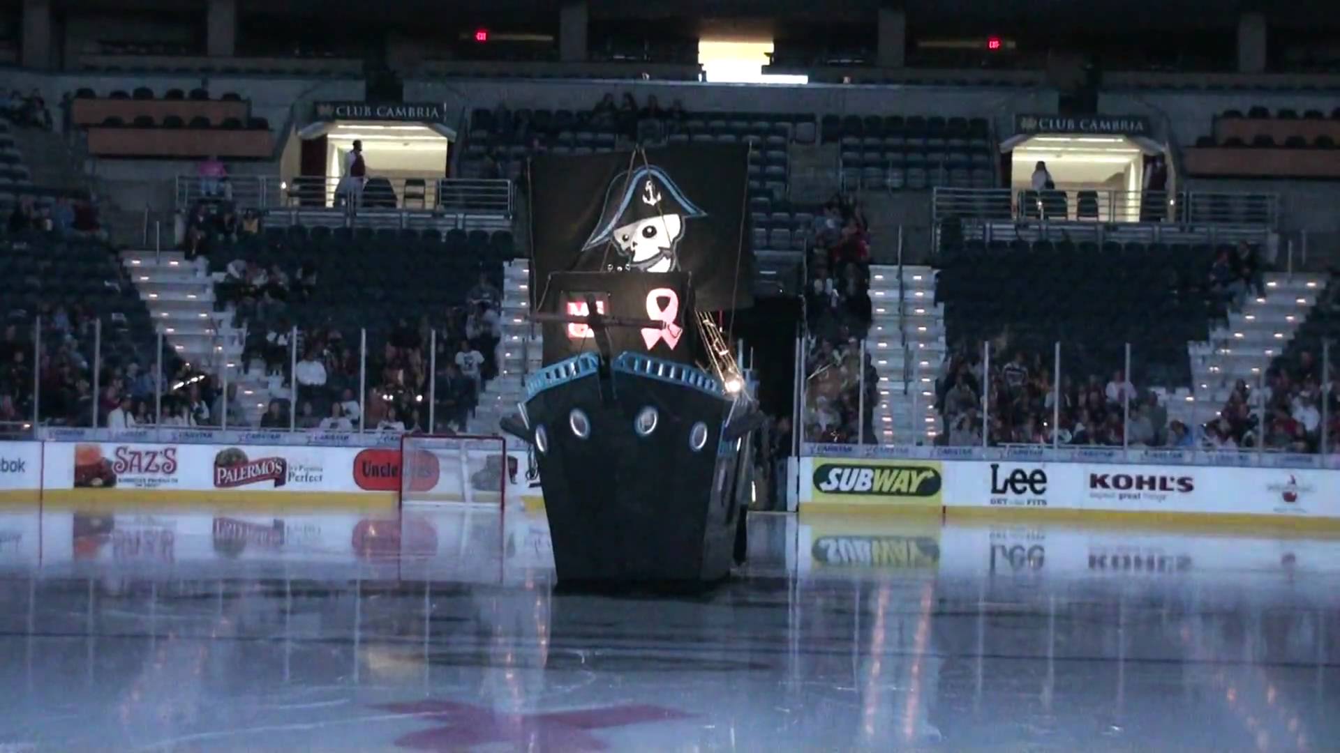 The Milwaukee Admirals home opener and the Admirals Ship