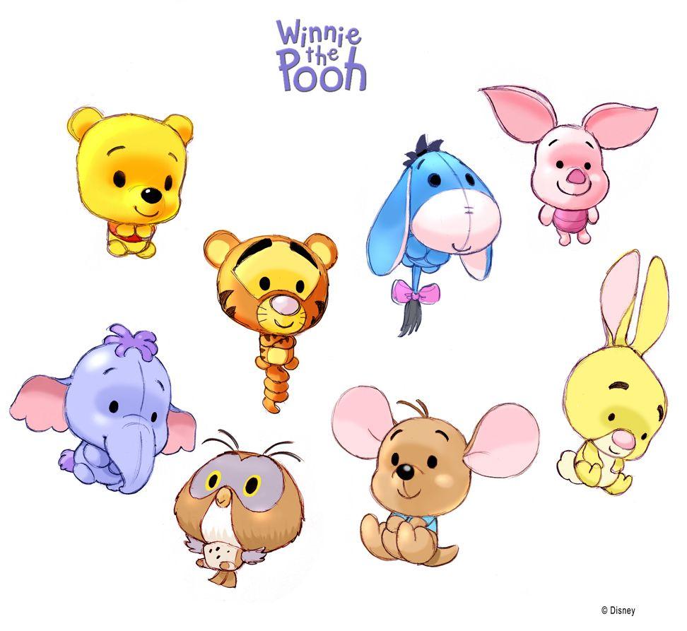 Chibi Winnie the Pooh HD Wallpaper Image for iPhone