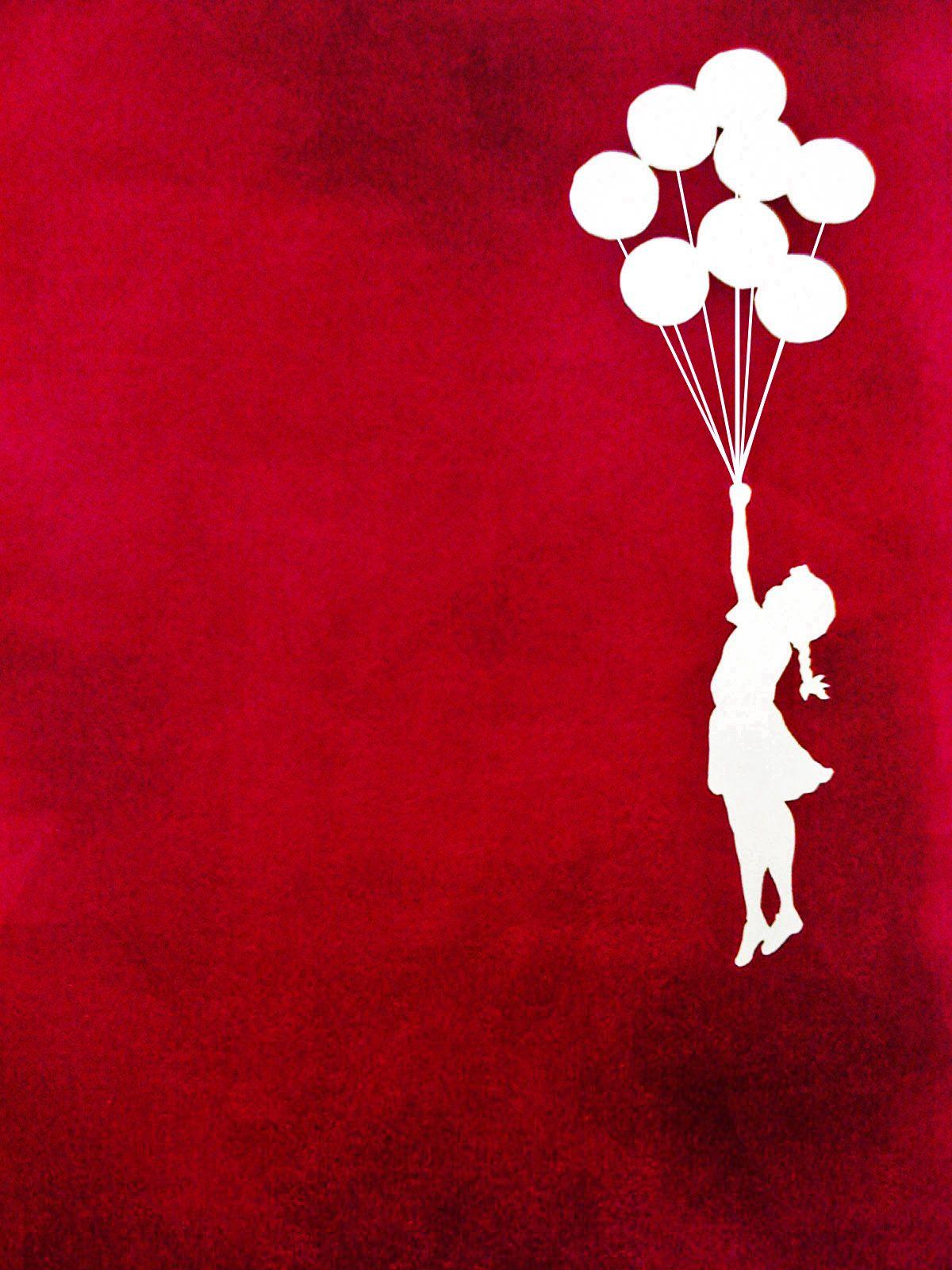Picture suggestion for Banksy Balloon Wallpaper