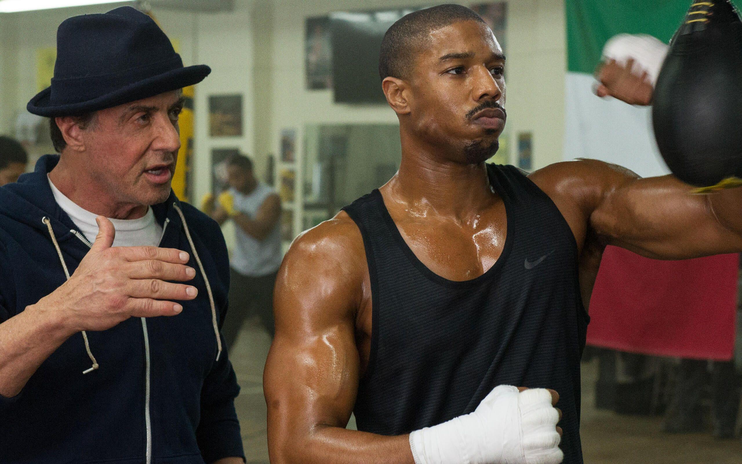 Sylvester, Stallone, Michael, B, Jordan, In, Creed, Movie, Wide
