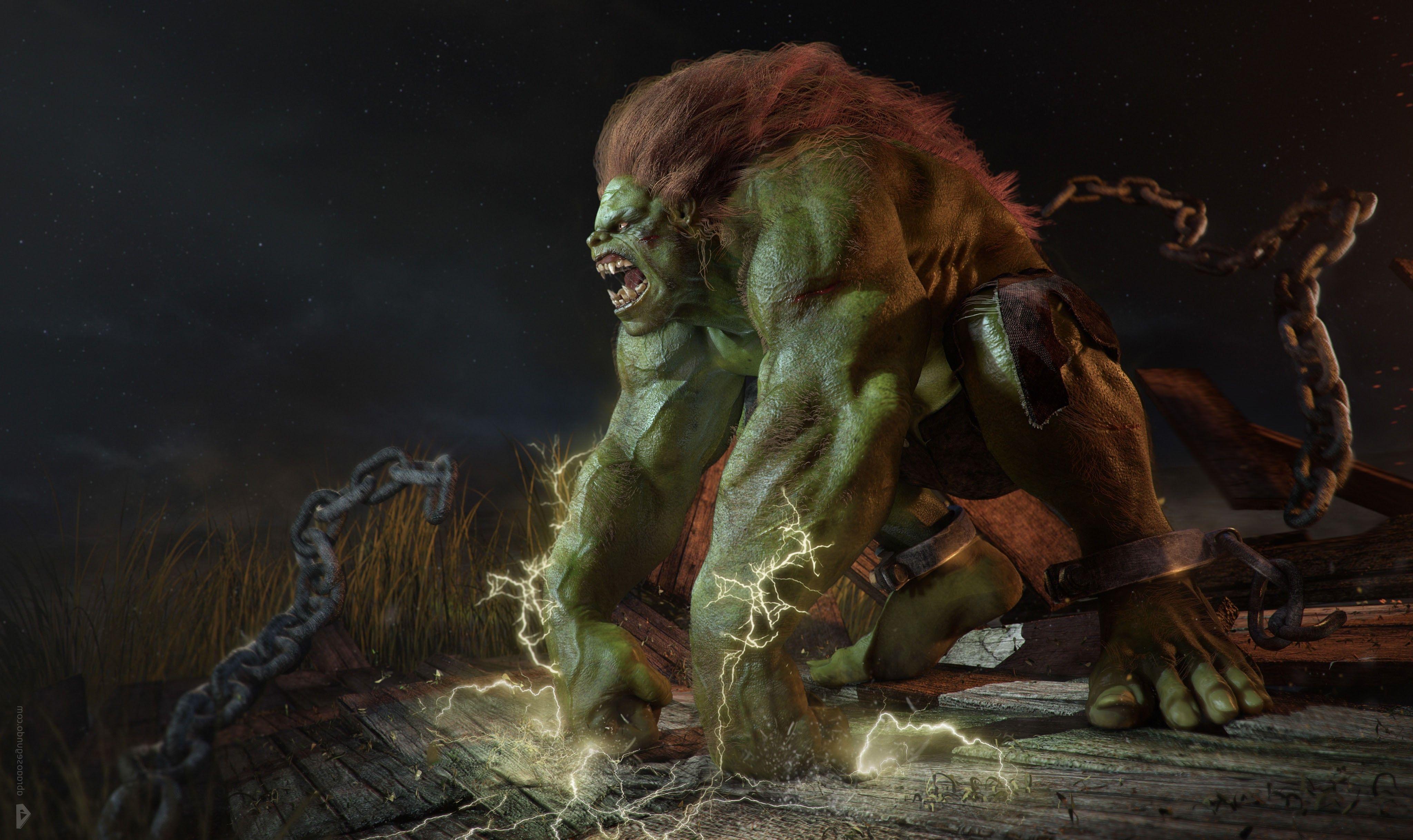 blanka street fighter 5 wallpaper