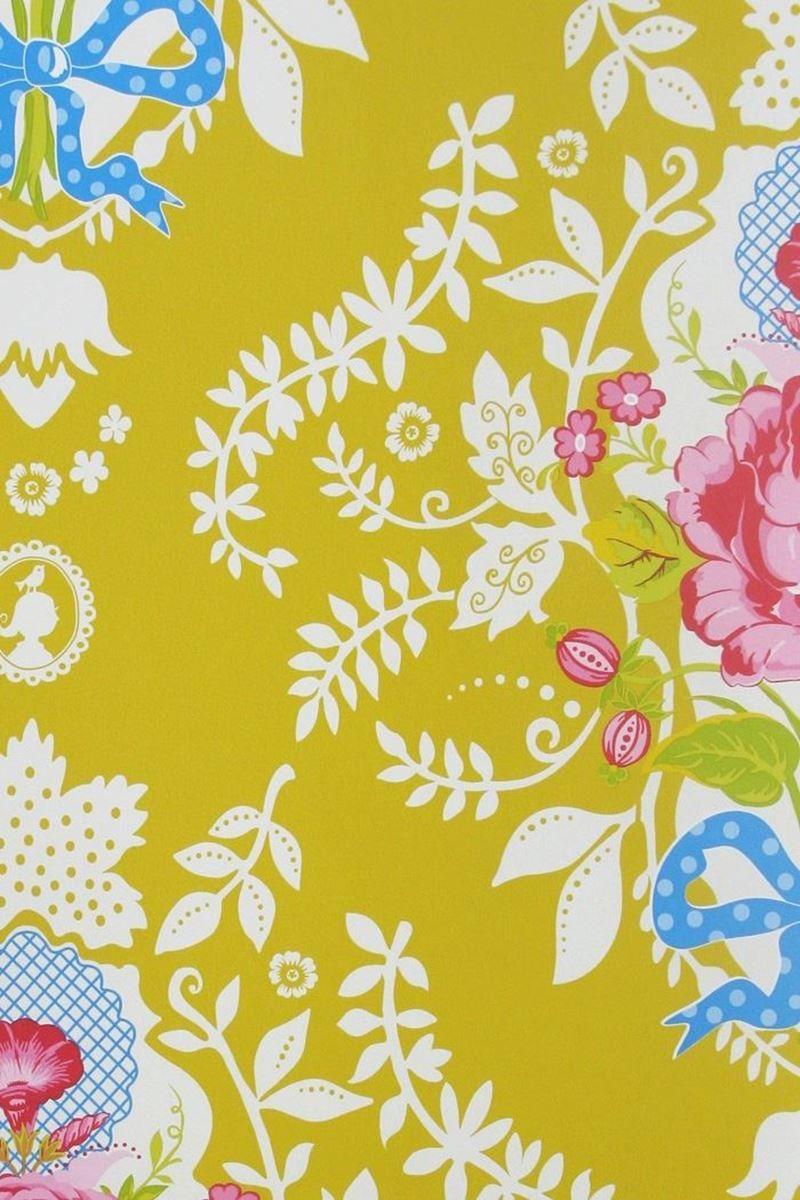 Pip Studio the Official website Chic wallpaper yellow