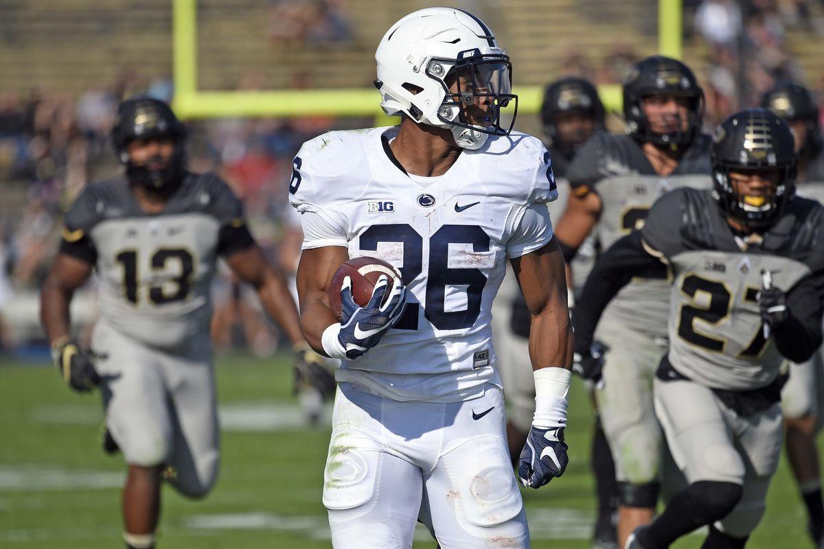 Player to Watch: Penn State's Saquon Barkley Heart Gold Pants