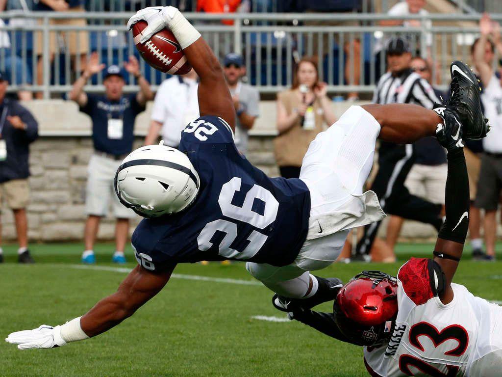 With his status for Saturday uncertain, Penn State RB Saquon