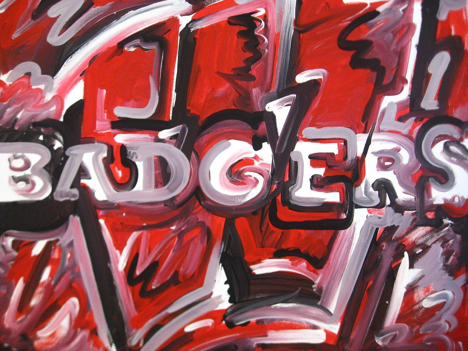 Wisconsin Badgers Painting