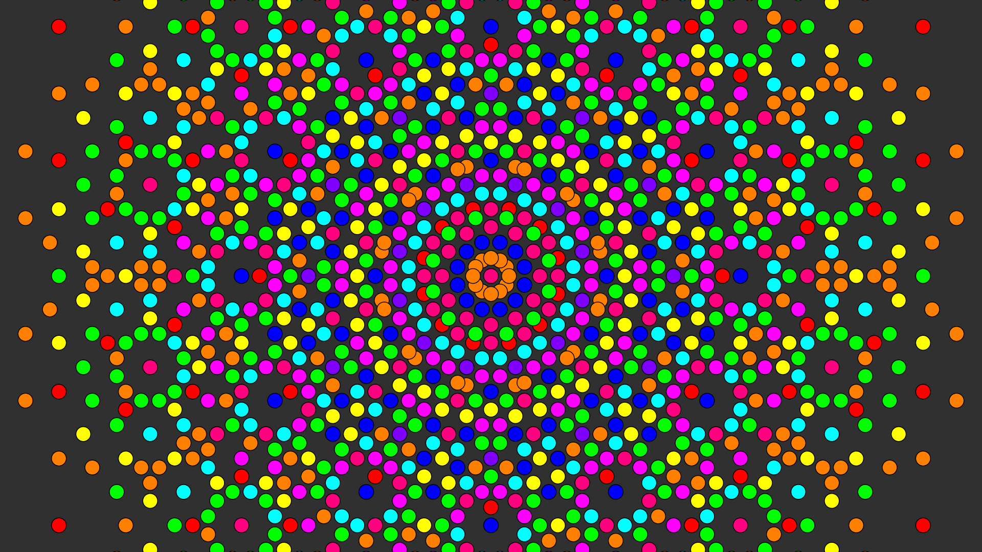 psychedelic, Colorful, Circle, Artwork, Abstract, Symmetry